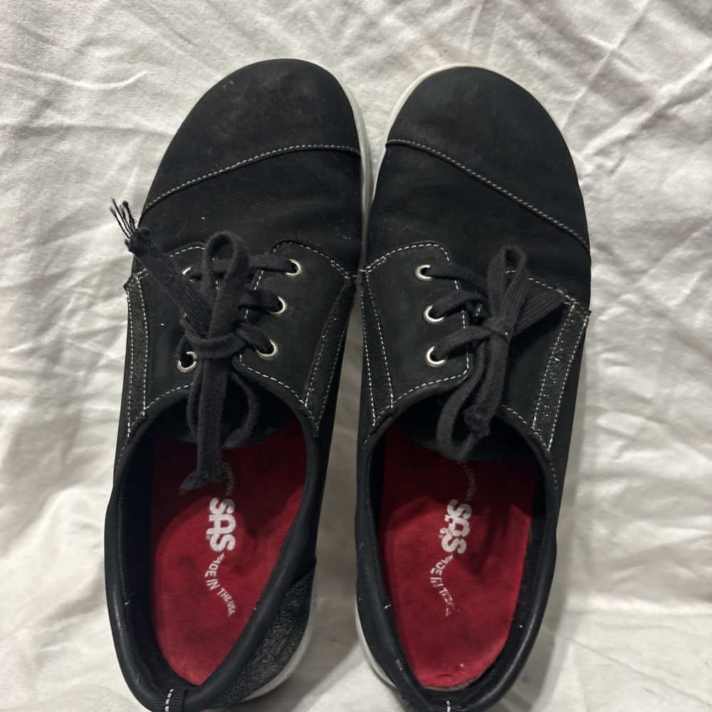 SAS Women's Marnie, Lace-Up Black Sneakers Shoes Size US 10.5 M Comfort - Picture 10 of 12